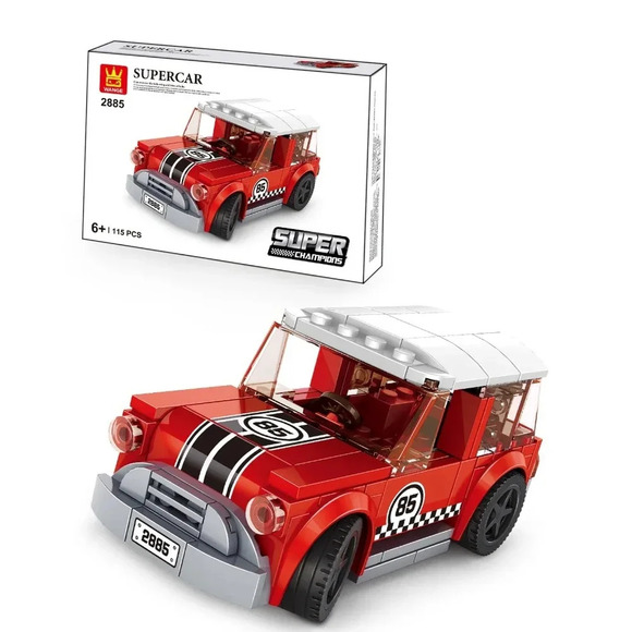 NWT Wange Supercar Building Blocks Toys Speed Racing Car Kit Collectible Age 6+ - Picture 1 of 4